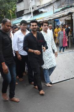 Ram Charan Visits Siddhivinayak Temple To Complete Ayyappa Deeksha; See Pics