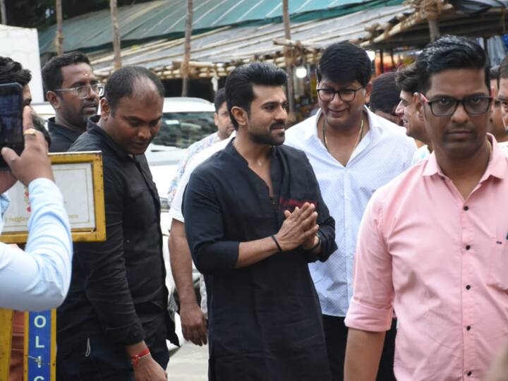 Ram Charan visits Siddhivinayak temple in Mumbai to seek Lord Ganesha's blessings