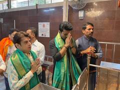 A Glimpse Of Ram Charan’s Special Visit To Mumbai To Complete His Ayyapa Deeksha At Siddhivinayak Temple