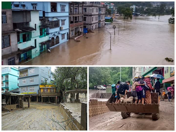 Five persons died and 23 army personnel went missing on Wednesday after a cloudburst over Lhonak Lake in north Sikkim triggered a flash flood in the Teesta River basin.