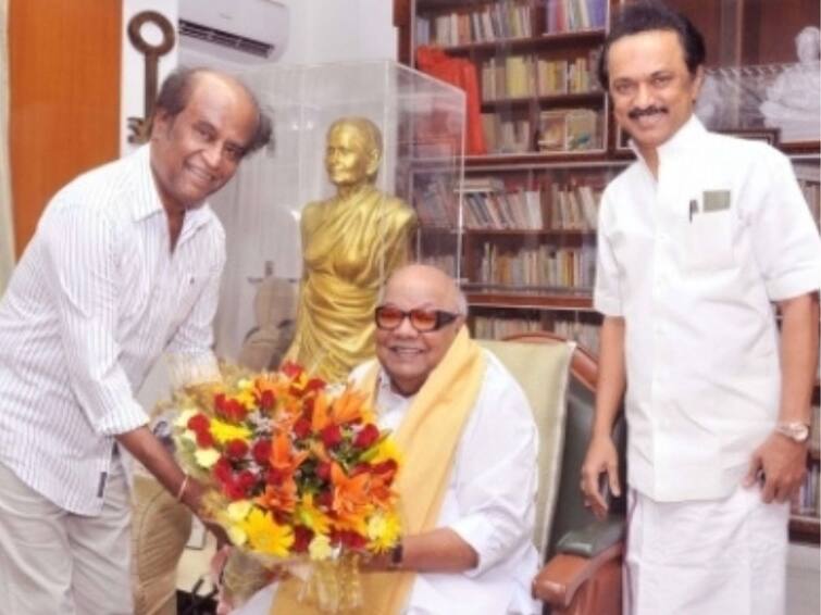 Actor Rajni kanth shared memories with tamilnadu former cm Karunanidhi Rajinikanth Murasoli : ”கலைஞரால் கர்நாடகாவுக்கே ஓடிவிடலாம் என நினைத்தேன்”  - நடிகர் ரஜினிகாந்த் எழுதிய கடிதம்