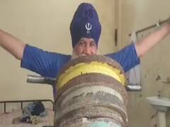 गजब! 85 साल के सतनाम सिंह दांतों से उठा चुके हैं 125KG वजन, अब रेल इंजन खींचने की तैयारी