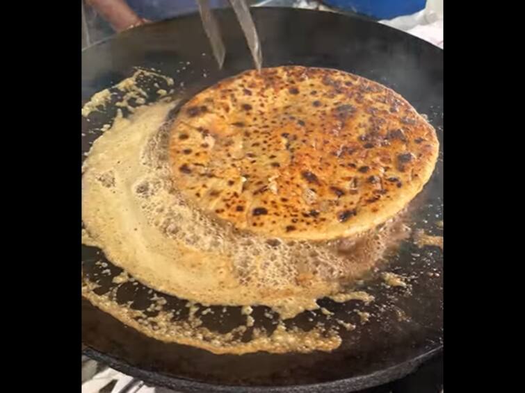 Weird Fast Food Junk Food Street Food Items Social Media Trending Video Deadly Butter Volcano Paratha WATCH Will You Eat This ‘Butter Volcano’ Paratha? Netizens Are Freaking Out