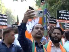 Amid Raids At Sanjay Singh's Residence, BJP Demands Delhi CM Kejriwal's Resignation