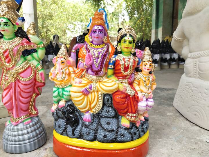 Every year, kolu dolls are arranged in padi (steps) on Navarathri  (Credit: ABP Nadu)