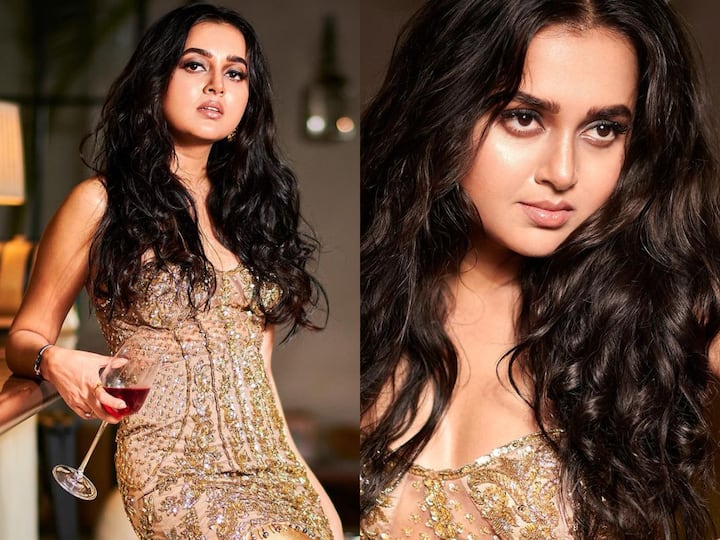 The fashionable Tejasswi Prakash is back with another dazzling look.