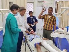डीग जिले के सरकारी स्कूल का कमरा गिरने से तीन छात्र घायल, अस्पताल में भर्ती