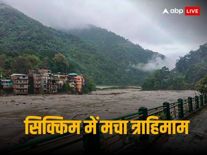 Sikkim Flash Floods Cloud Burst ISRO Satellite Images of Lhonak Lake Burst Sikkim Floods: सिक्किम में बाढ़ से 14 लोगों की मौत, इसरो ने तस्वीरों में कैद की तबाही, त्रासदी से पहले और बाद में कैसी हुई ल्होनक झील, फोटो में देखें