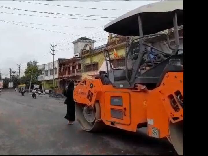Uttar Pradesh Road repaired before CM Yogi Adityanath Basti visit ann Uttar Pradesh: ये कैसा रामराज? सीएम के लिए चमचमाती रोड, जनता पर गड्ढों वाले सिस्टम का बोझ!