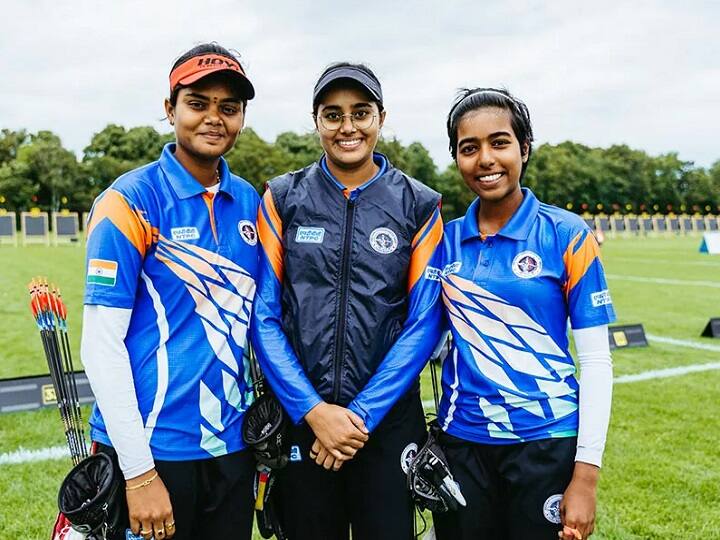 Jyothi Aditi Swami Parneet Kaur Wins Gold for India In Womens Compound Archery Asian Games 2023 Asian Games 2023: विमेंस कंपाउंड आर्चरी में भारत को गोल्ड, इस तिकड़ी ने चलाए सोने पर तीर