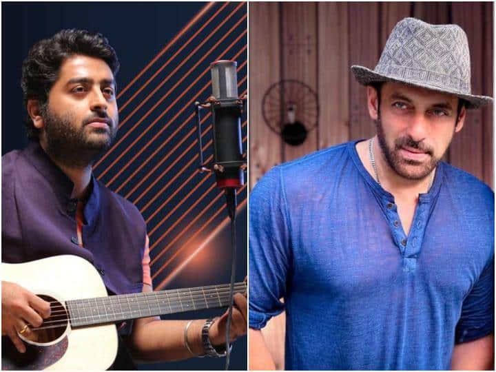 Arijit Singh spotted at Tiger 3 actor Salman Khan house video viral Salman Khan ने अरिजीत सिंह के साथ 9 साल पुराना झगड़ा किया खत्म! 'टाइगर 3' स्टार के घर स्पॉट हुए सिंगर, Video Viral