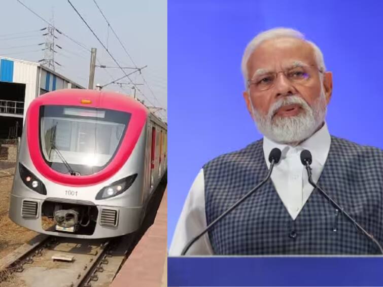 Navi Mumbai Metro line will be inaugurate by prime minister narendra modi detail marathi news Navi Mumbai Metro : नवी मुंबईकरांच्या सेवेत मेट्रो काहीच दिवसांत येणार? पंतप्रधान नरेंद्र मोदी यांच्या हस्ते उद्घाटन होण्याची शक्यता