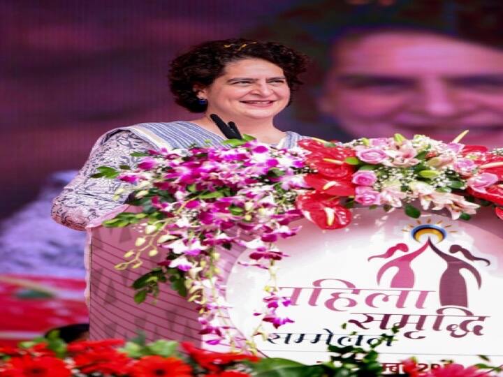 Priyanka Gandhi In Madhya Pradesh Attacks Pm Modi And Shivraj Singh Chauhan Hails Women Reservation Bill Ann