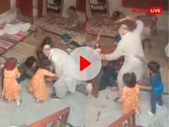 जल्लाद ससुर! खाना देने में की देरी, तो बहू को बेरहमी से पीटा, चीखते-चिल्लाते रहे बच्चे, मगर नहीं रुके हाथ, देखें VIDEO
