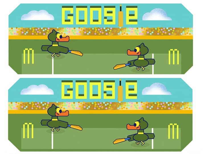 Google Doodle India Celebrates ICC Cricket World Cup 2023 Opening Day ENG vs NZ Match Google Doodle Today: गूगल पर भी छाया क्रिकेट का खुमार, वर्ल्ड कप ओपनिंग डे पर पेश किया अनोखा डूडल