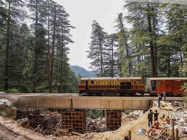 Tourists At Kalka Shimla Heritage Line Working After Almost Three Months Following Damages From Himachal Floods 'Would Urge People To Visit': Tourists Happy To See Kalka-Shimla Heritage Line Working After Almost Three Months