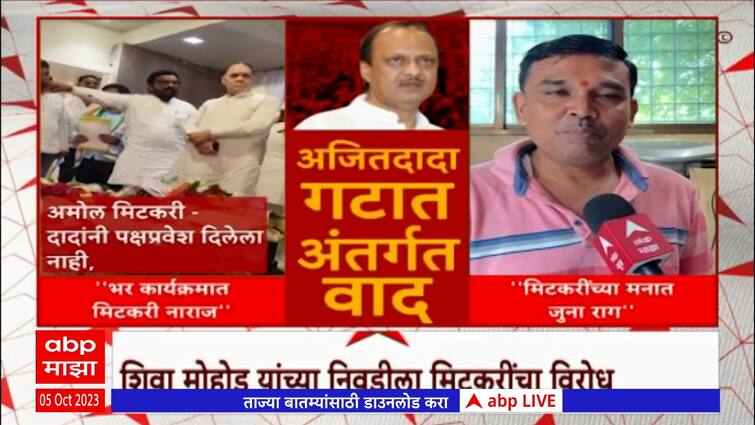 Shiva Mohod Vs Amol Mitkari As He Enters Ajit Pawar Group Marathi News Shiva Mohod Vs Amol