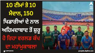 ODI World Cup 2023: 10 ਟੀਮਾਂ ਤੇ 10 ਮੈਦਾਨ, 150 ਖਿਡਾਰੀਆਂ ਦੇ ਨਾਲ ਅਹਿਮਦਾਬਾਦ ਤੋਂ ਸ਼ੁਰੂ ਹੋ ਰਿਹਾ ਵਰਲਡ ਕੱਪ ਦਾ ਮਹਾਂਮੁਕਾਬਲਾ