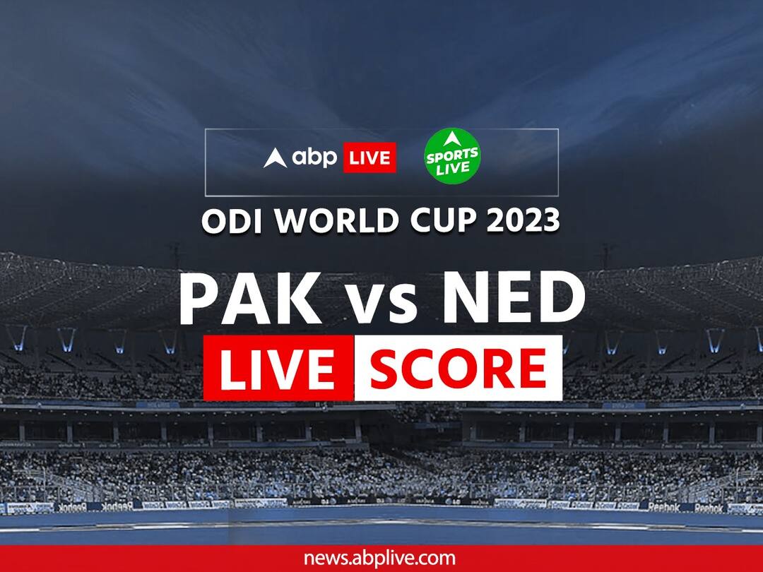 PAK vs NED Score Live Updates ICC World Cup Match Pakistan Vs Netherlands Live Commentary Full Scorecard PAK vs NED HIGHLIGHTS: Pakistan Beat Netherlands By 81 Runs In Hyderabad