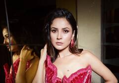 Shehnaaz Gill Dons Chic Pink Off-Shoulder Dress; Check Out Pics