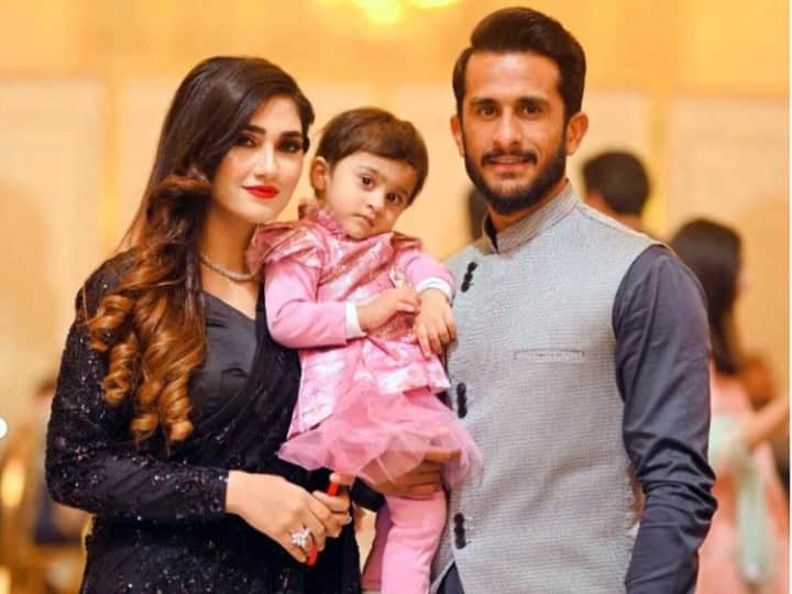 Pakistani cricketer Hasan Ali wife Samia Arzoo and daughter Helena reached Gurugram ann Haryana: पाक क्रिकेटर हसन अली की पत्नी सामिया और बेटी हेलेना पहुंचीं गुरुग्राम, शादी के बाद पहली बार परिवार से मिलीं