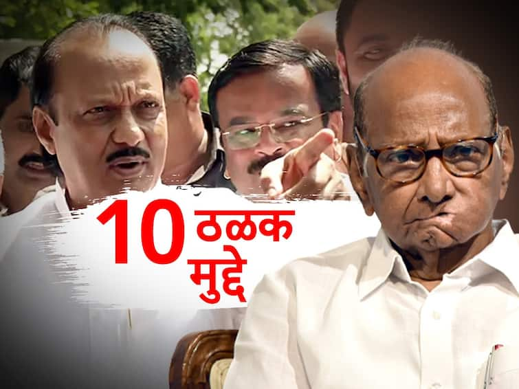 Ncp Symbol Crisis Hearing In Election Commission Sharad Pawar Vs Ajit