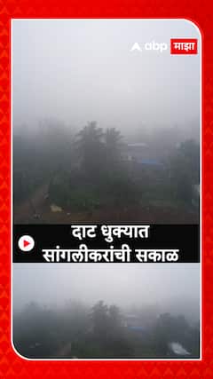 Sangli Fog :  सांगलीत दाट धुक्याची चादर, जनजीवन विस्कळीत : ABP Majha
