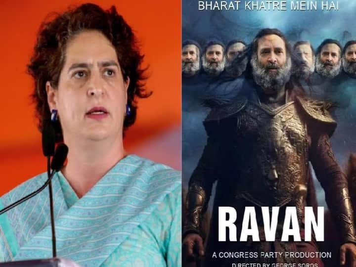 Priyanka Gandhi Slams PM Over Ravan Poster depicting rahul gandhi asks Have You Forgotten Oaths 