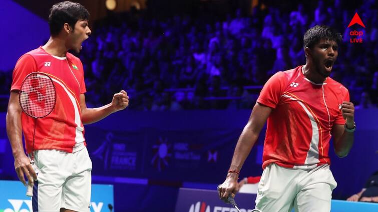 Satwiksairaj Rankireddy and Chirag Shetty beat Malaysia's Aaron Chia and Wooi Yik Soh 21-17, 21-12 in the men's doubles badminton semifinal Asian Games 2023: ব্যাডমিন্টনের পুরুষদের ডাবলসে রুপো নিশ্চিত, সোনার লড়াইয়ে সামনে কোরিয়া