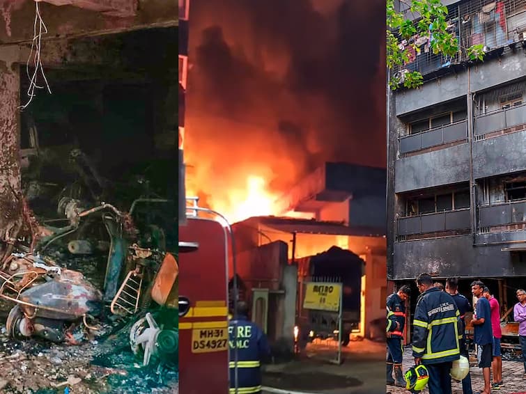 Mumbai Goregaon Fire News Seven dead 58 injured in Goregaon fire Five lakhs to the heirs of the deceased CM Eknath Shinde Goregaon  Fire:  गोरेगावात भीषण अग्नितांडव, आठ जणांचा मृत्यू, 58 जखमी, मृतांच्या वारसांना 5 लाखांची मदत