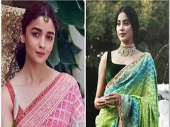 इस नवरात्रि अपने एथनिक लुक को देना है स्टाइलिश टच, तो रिक्रिएट करें बीटाउन हसीनाओं के ये बांधनी साड़ी लुक्स