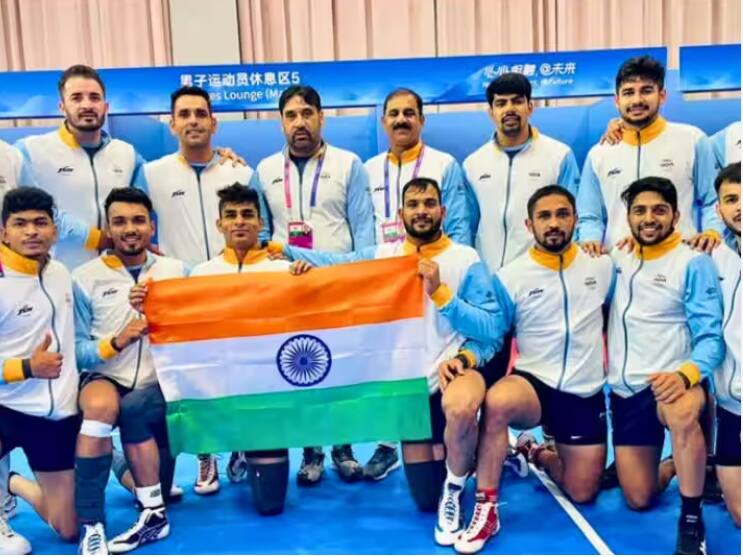Asian Games 2023  Indian men Kabaddi Team wins gold in asian games by defeating iran detail marathi news Asian Games 2023:  कबड्डीमध्ये पुरुषांची देखील सुवर्णकामगिरी, अंतिम फेरीत गतविजेत्या  इराणला पराभूत करुन भारताने रचला इतिहास