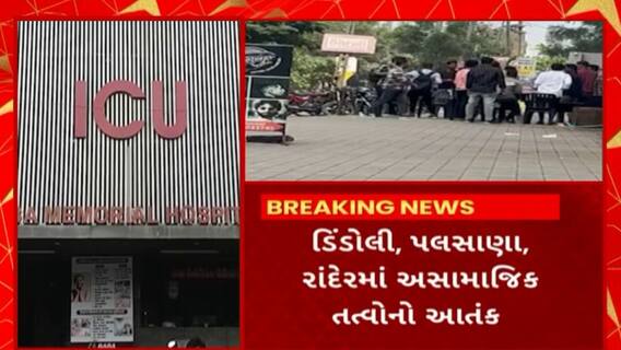 Surat News : સુરત શહેર અને જિલ્લામાં અસામાજિક તત્વોનો વધ્યો આતંક