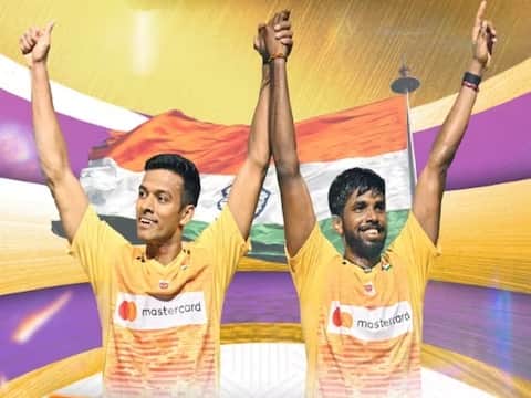 India created history by winning gold in badminton in Asian Games 202 , defeating Korea in the final Asian Games 2023: ભારતે બેડમિન્ટનમાં ગોલ્ડ જીતીને રચ્યો ઇતિહાસ, ફાઇનલમાં કોરિયાને હરાવ્યું