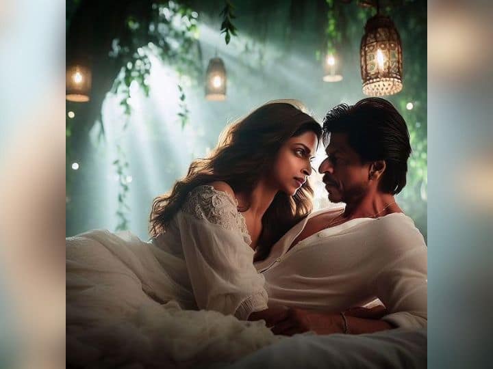 इन फोटोज में साफ तौर पर दिख रहा है कि शाहरुख खान की विक्रम राठौड़ के किरदार में दिखाई दे रहे हैं, जबकि दीपिका पादुकोण उनकी पत्नी ऐश्वर्या के रूप में नजर आ रही हैं.