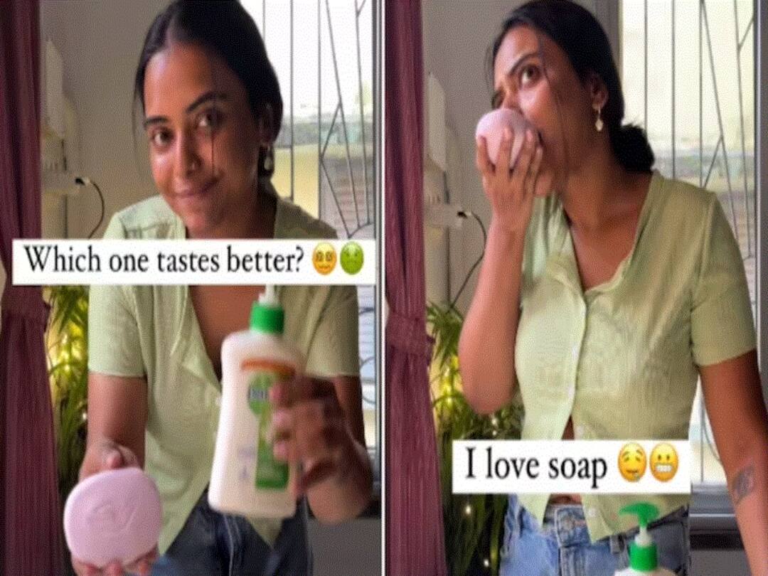 Video Of Kolkata Woman Eating A 'Soap' Goes Viral, But It Is Not What You Think Video Of Kolkata Woman Eating A 'Soap' Goes Viral, But It Is Not What You Think