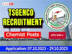 టీఎస్‌జెన్‌కోలో 60 కెమిస్ట్ ఉద్యోగాలు, దరఖాస్తు ప్రక్రియ ప్రారంభం - చివరితేది ఎప్పుడంటే?