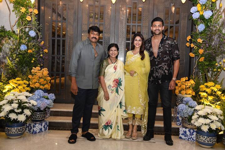இந்த விழாவில் சிரஞ்சீவியும் அவரது மனைவியுமான சுரேகாவும் பங்குபெற்றுள்ளனர். அங்கு எடுக்கப்பட்ட புகைப்படங்களை சமூக வலைதளங்களில் பதிவிட்டுள்ளார் சிரஞ்சீவி.