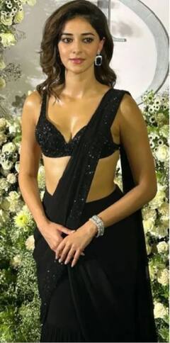 Ananya pandey: એક્ટ્રેસ અનન્યા પાંડેનો બ્લેક સાડીમાં કાતિલ અંદાજ થયો વાયરલ