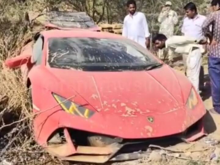 Lamborghini celebrating its 60th birthday in Rajasthan one car accident during ride in Jaisalmer ANN Rajasthan News: राजस्थान में अपना 60वां बर्थडे सेलिब्रेट कर रही 'लेम्बोर्गिनी', राइड के दौरान एक कार का हुआ एक्सीडेंट