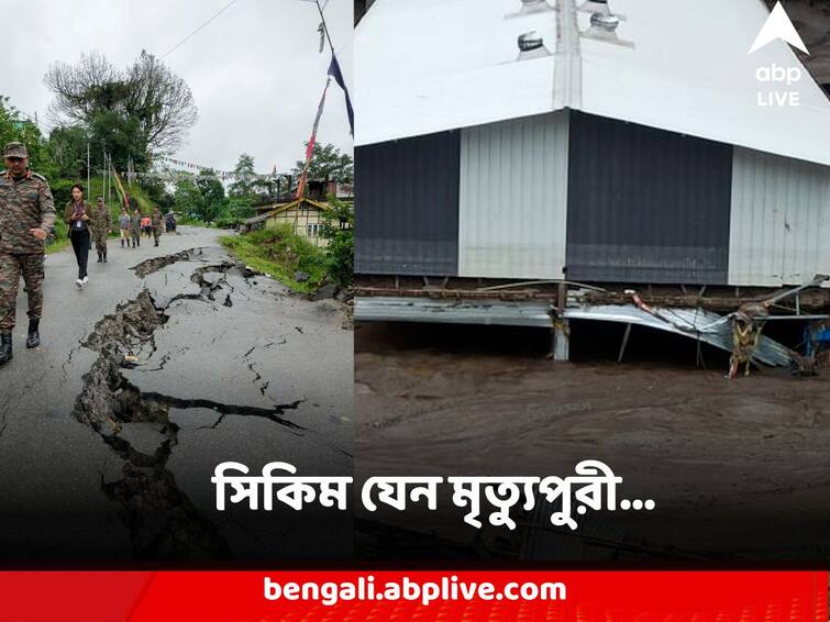 Sikkim Flash Flood Disaster many bodies found Teesta River still Several missing Sikkim Flash Flood : সিকিম যেন মৃত্যুপুরী, তিস্তার জলে বাংলায় ভেসে এসেছে ৪২টি মৃতদেহ, নিখোঁজ শতাধিক