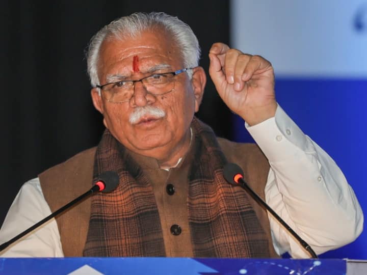 AAP party has two faces and the talks are also double faced, CM Manohar Lal Khattar targeted Haryana Politics: 'AAP के 2 चेहरे हैं और बातें भी...' CM मनोहर लाल खट्टर ने साधा निशाना