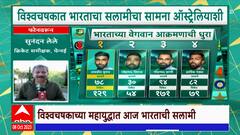 Vishwachashak Majha:विश्वचषकाच्या महायुद्धात भारताची सलामीSunandan lele, Raju Kulkarniयांचं विश्लेषण