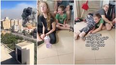 Terrified Israeli Family Video : హమాస్ మిలిటెంట్ల దారుణాలను కళ్లకుకడుతున్న వీడియో | ABP Desam