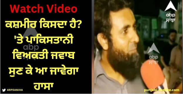 Pakistani man speaking on Kashmir funny video viral Viral Video