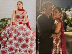लाल लहंगे और चूड़े में बला की खूबसूरत लगीं Mahira Khan, यूं पति संग रोमांटिक हुईं शाहरुख की एक्ट्रेस