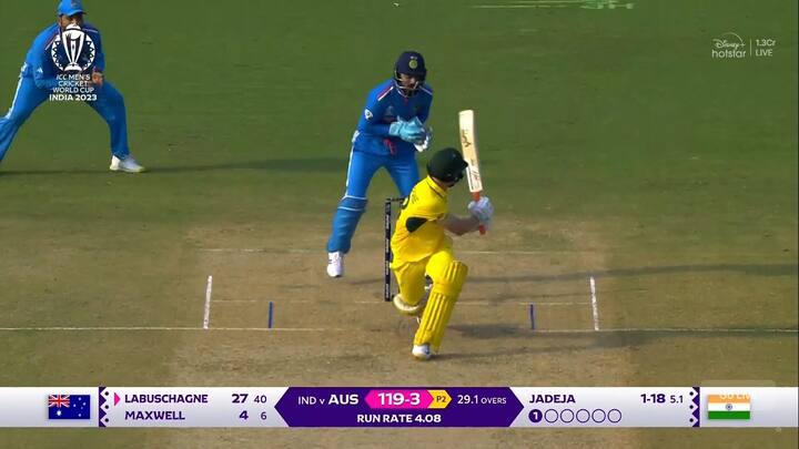 भारताच्या फिरकीच्या जाळ्यामध्ये ऑस्ट्रेलियन फलंदाज अलगद अडकले.