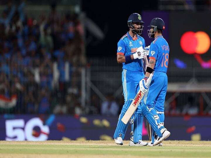 KL Rahul Explains Why There Were Not Lot Of Conversations When He Joined Kohli At 2/3 Against Australia ICC Mens World Cup 2023 'Had Just Taken A Shower..': Rahul Explains Why There 'Weren't A Lot Of Conversations' When He Joined Kohli At 2/3 Against Australia