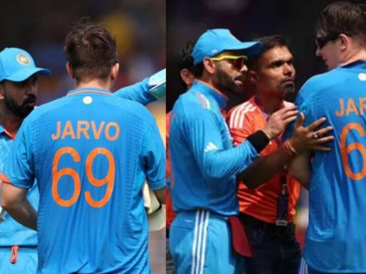 India Australia Match Jarvo IND vs AUS World Cup 2023 Latest Sports News IND vs AUS: भारत-ऑस्ट्रेलिया मैच के दौरान मैदान में घुसे ‘Jarvo’ पर ICC का एक्शन, अब वर्ल्ड कप में नहीं कर सकेंगे ऐसा