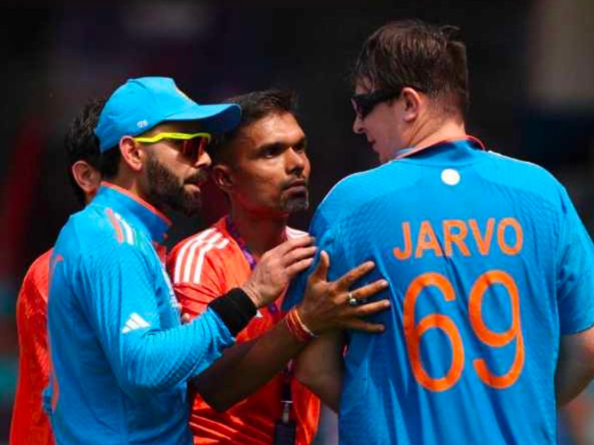 CWC23: 'Jarvo 69' Returns, Invades Pitch During IND vs AUS Clash